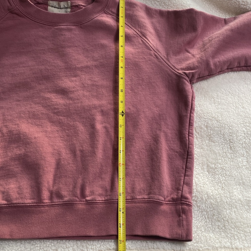 Noble Organic Sweatshirt in Elderberry - Picture 5 of 6